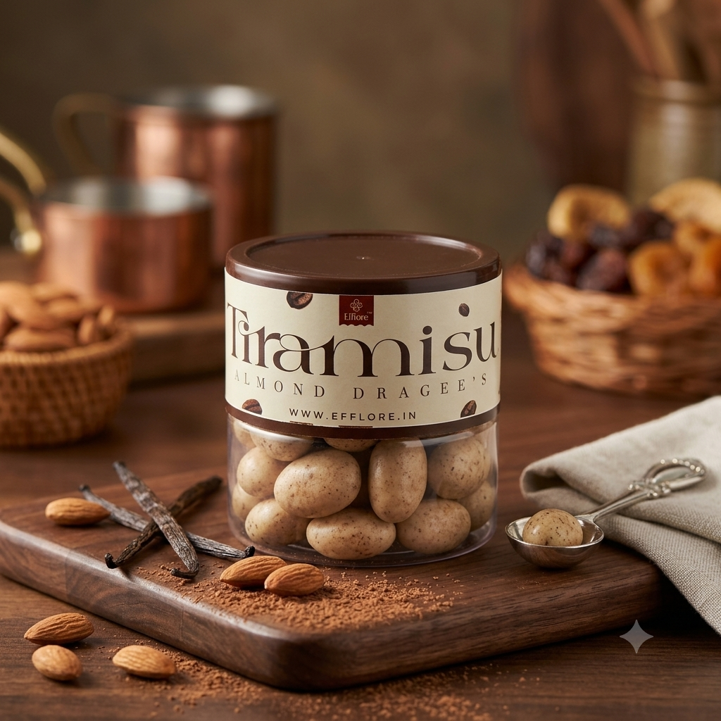 Tiramisu Almond Dragees